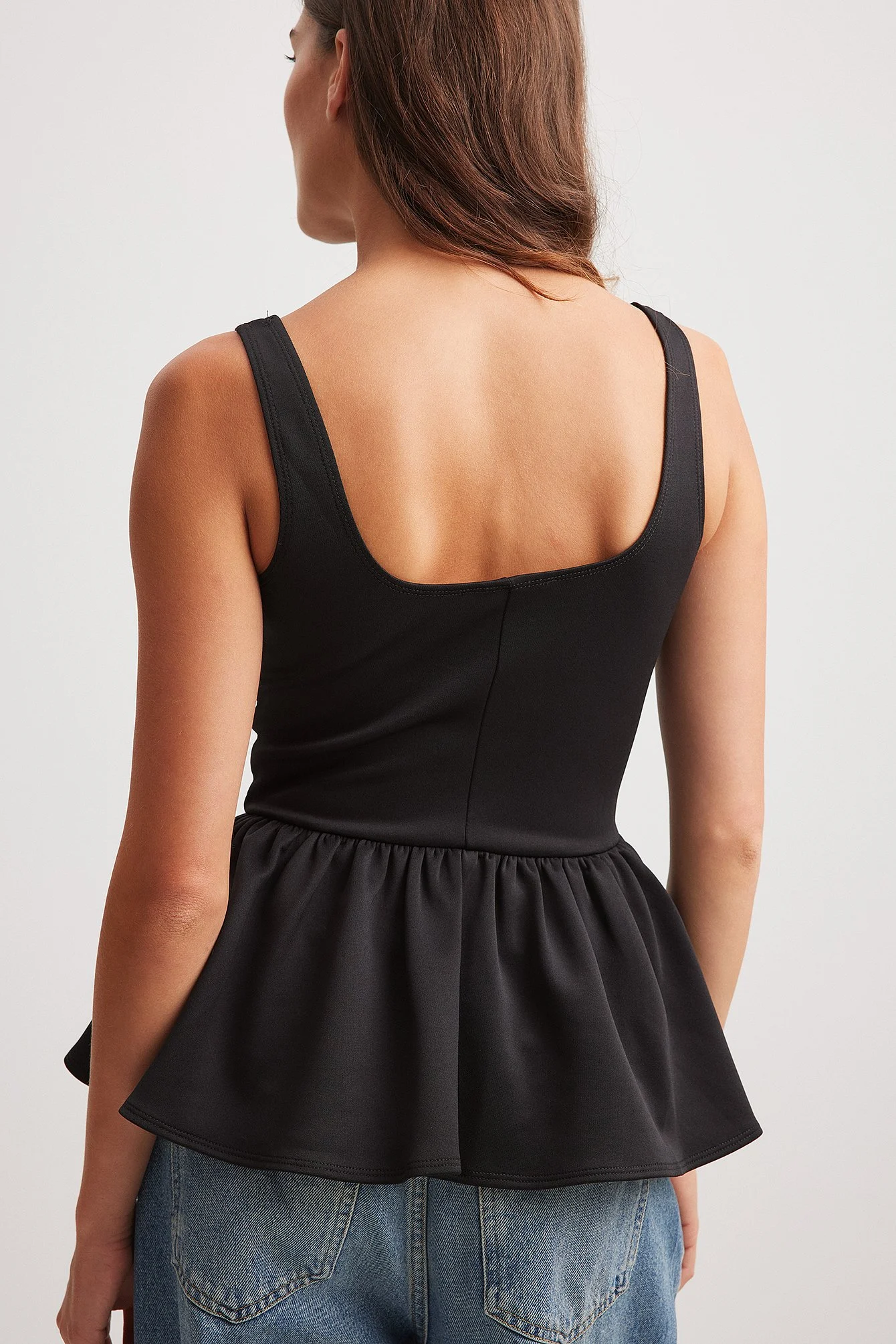 Peplum Jersey-Top