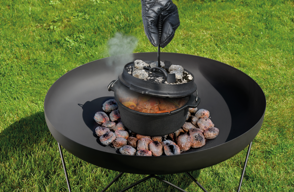 Dutch Oven 3,5l Bbq schwarz