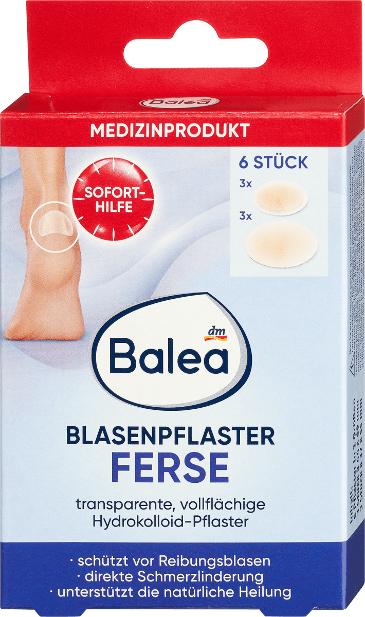 Blasenpflaster Ferse, 6 St