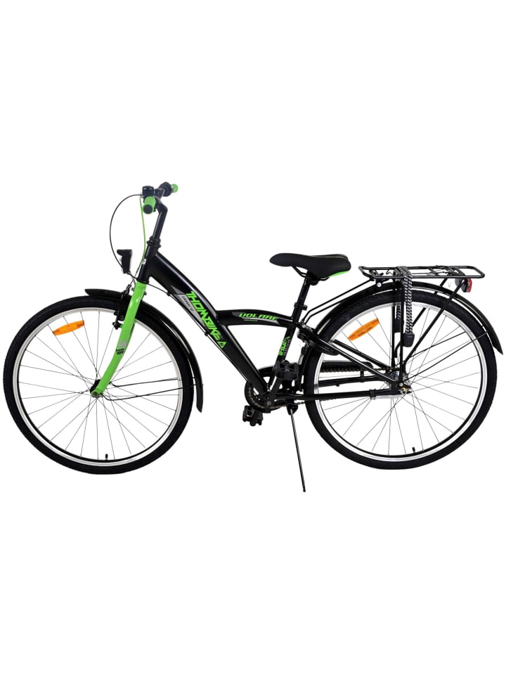 Volare Kinderfahrrad Thombike für Jungen 26 Zoll Kinderrad in Schwarz Grün 9 Jahre günstig kaufen onesize
