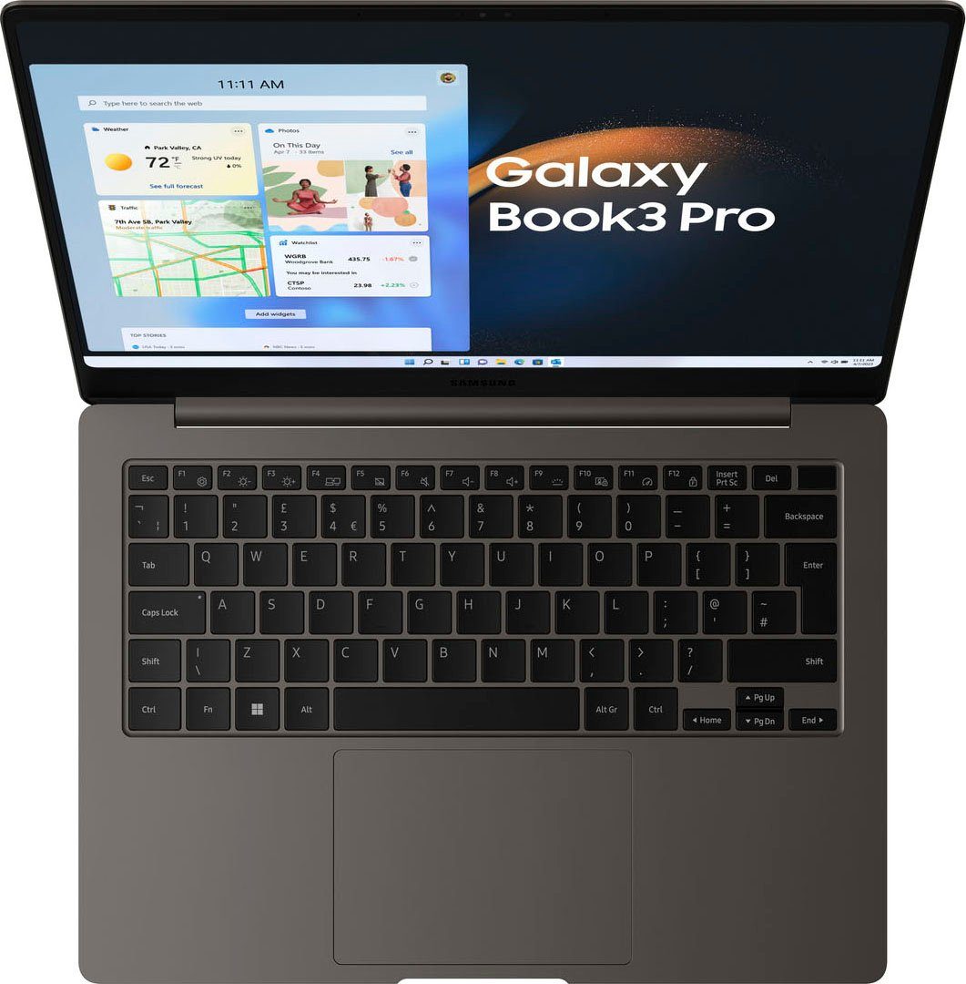 Samsung Galaxy Book3 Pro Notebook (35,56 cm/14 Zoll, Intel Core i5 1340P, Iris® Xᵉ Graphics, 512 GB SSD)