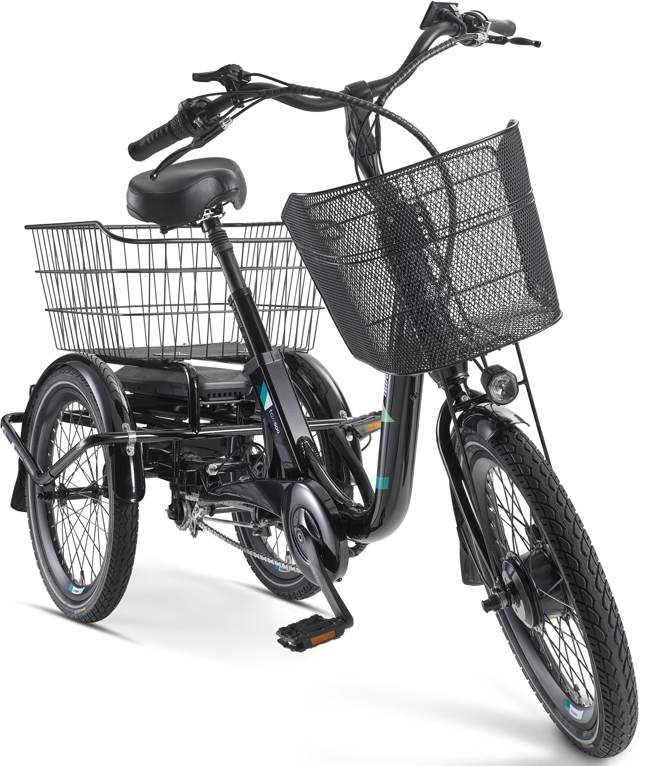 Telefunken E-Bike TC500, 3 Gang, Nabenschaltung, Frontmotor, 540 Wh Akku