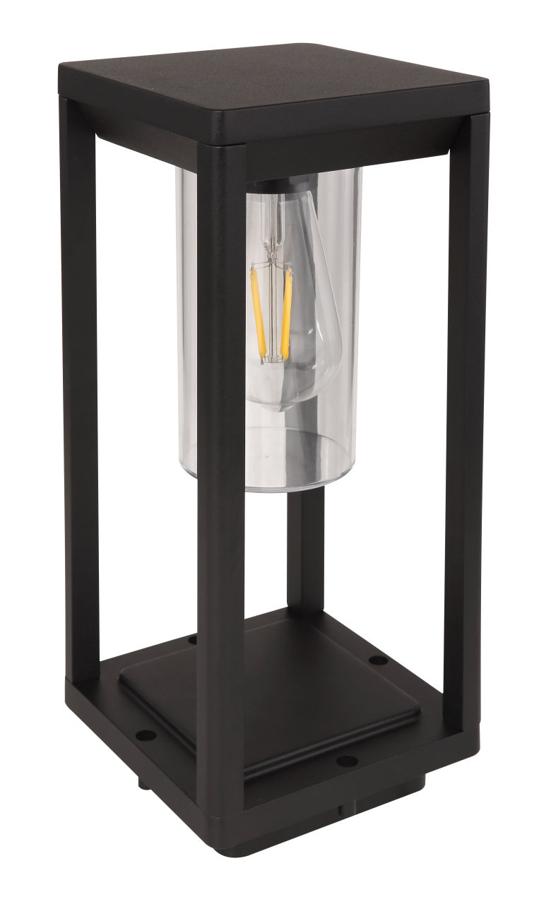 Globo Lighting - CANDELA - Außenleuchte Aluminium Druckguss schwarz matt, 1x E27 LED