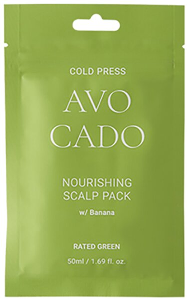 Rated Green Cold Press Avocado Nourishing Scalp Pack W/Banana Kopfhautpflege
