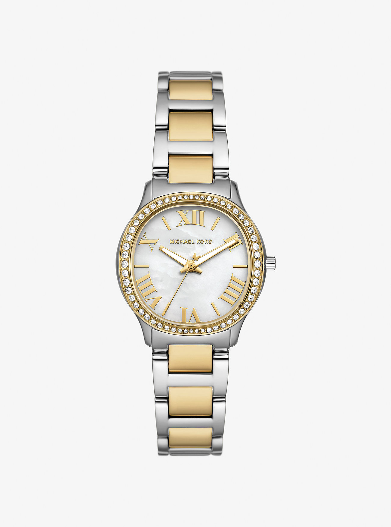 Mini Sage Pavé Two-Tone Watch - TWO TONE