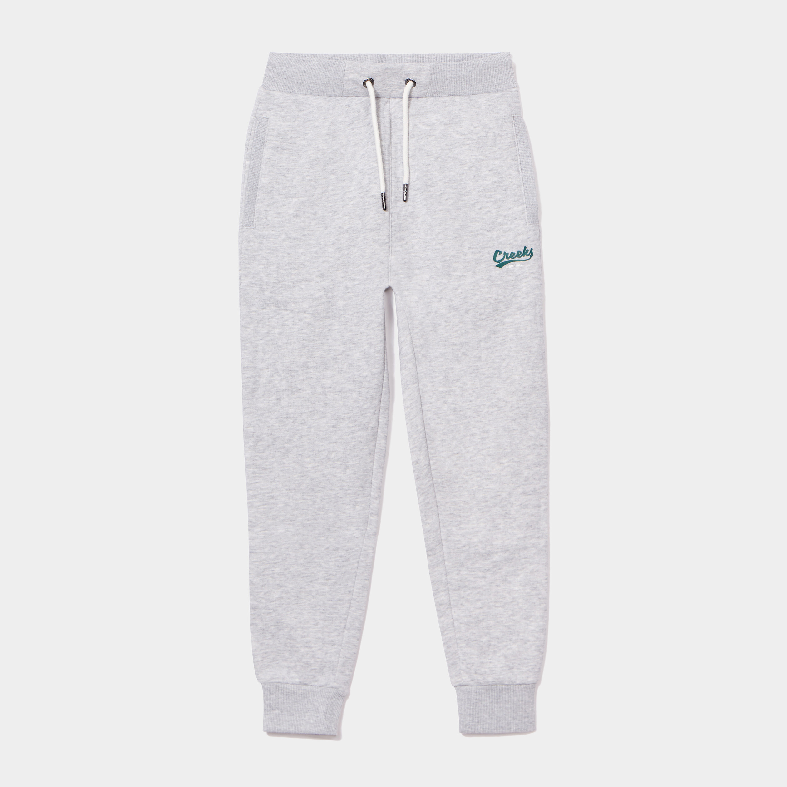 Pantalon de jogging regular Creeks gris clair garçon | La Halle