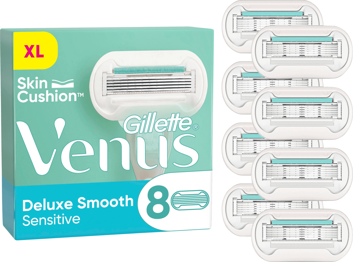 Rasiererklingen, Deluxe Smooth Sensitive Rosegold, 8 St