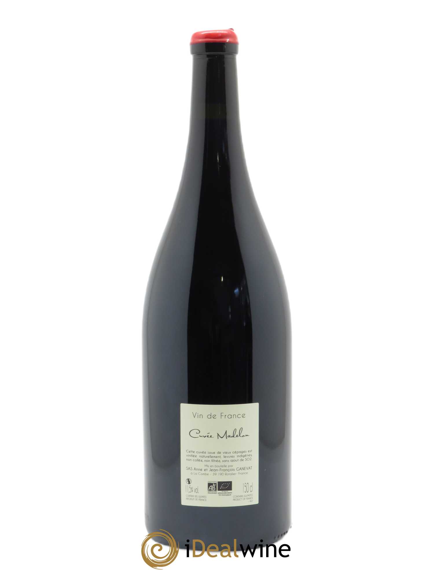 Vin de France Madelon Anne et Jean François Ganevat   - Lot de 1 Magnum
