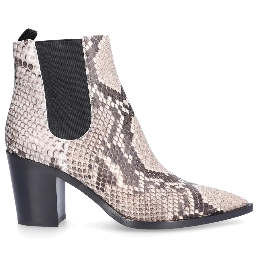Gianvito Rossi - Chelsea Boots ROMNEY Pythonleder - grau