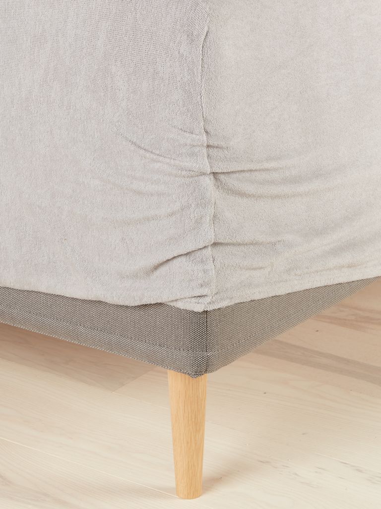 TORA plus TORA terry sheet 90x200x35cm gray