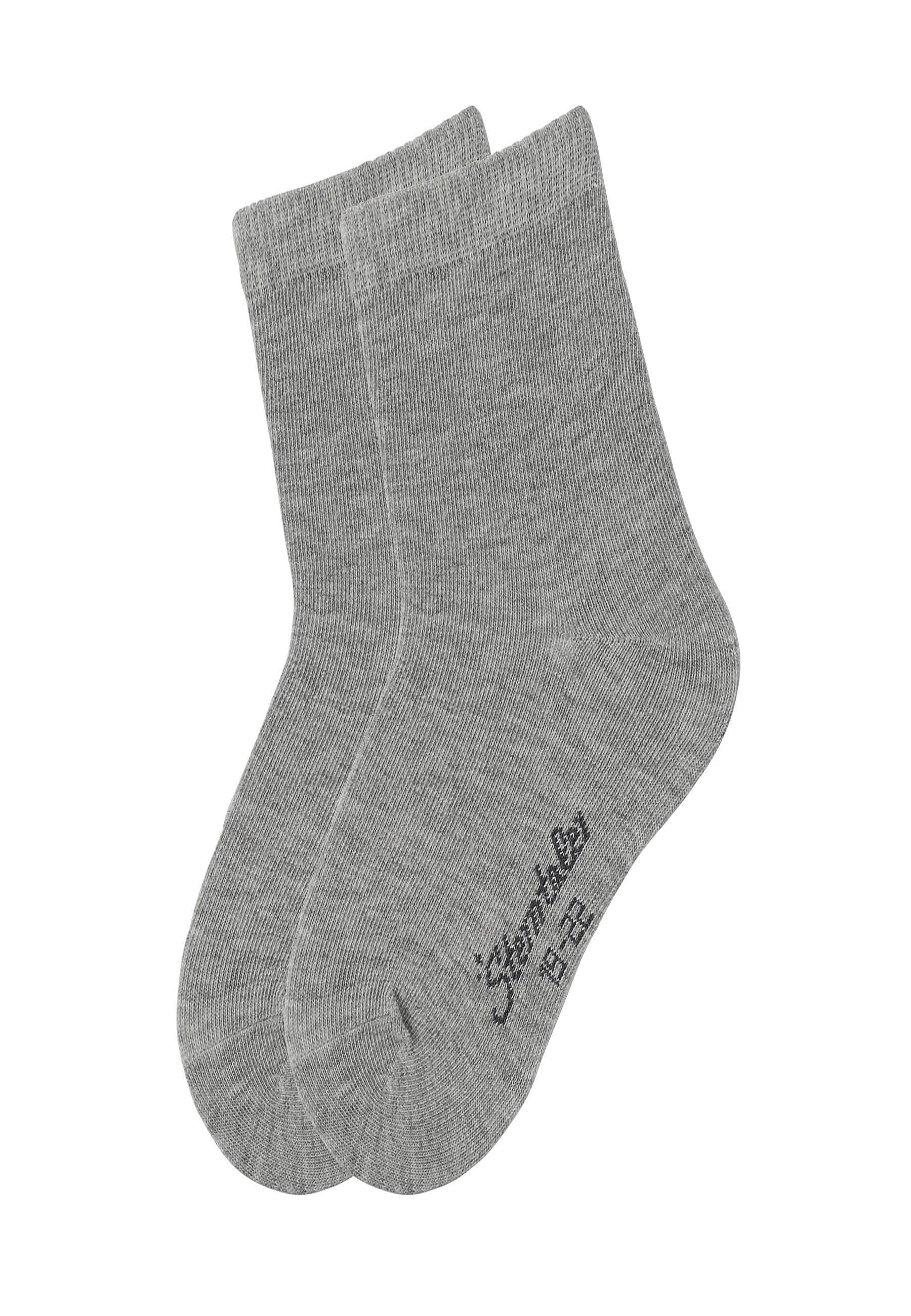 Socken 2er-Pack, uni in 7 Basic Farben
