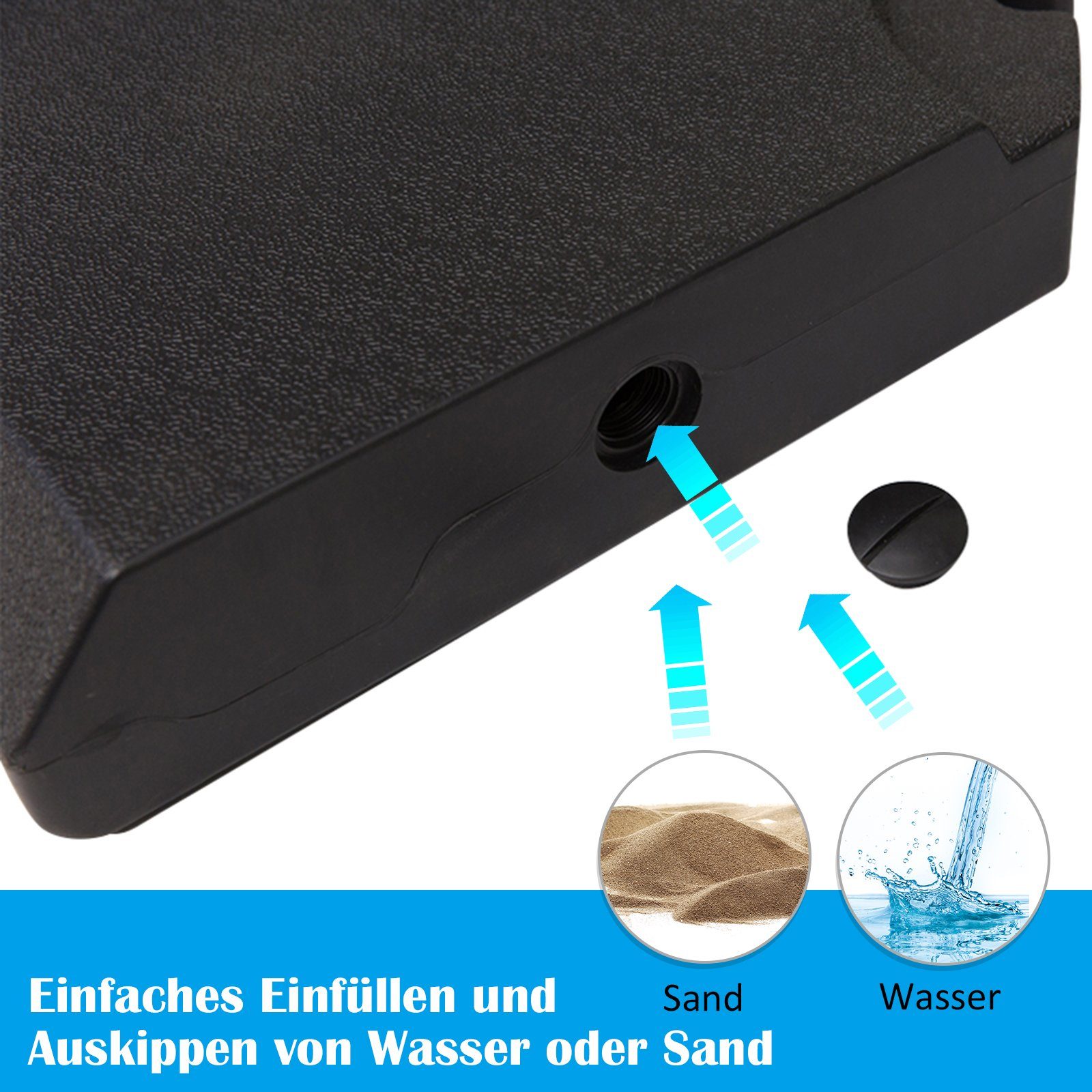 Outsunny Schirmhalter Schirmständer