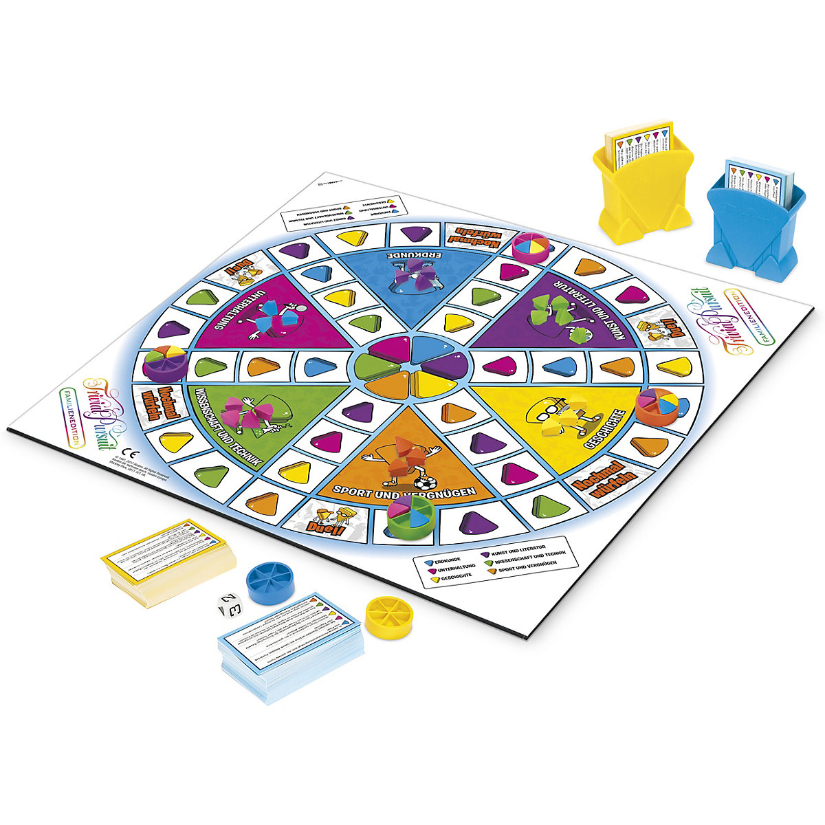 Trivial Pursuit Familien-Edition, Brettspiel ab 8 Jahren