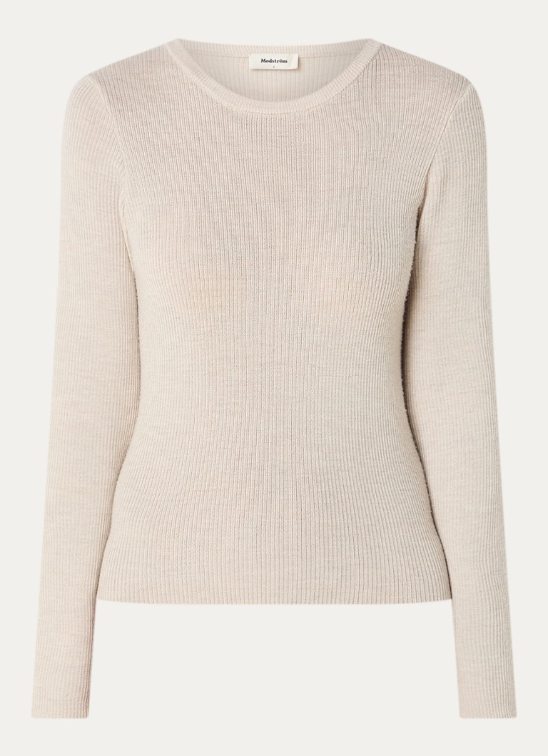 Maglione in lana a girocollo Modström Hiroki Rig
