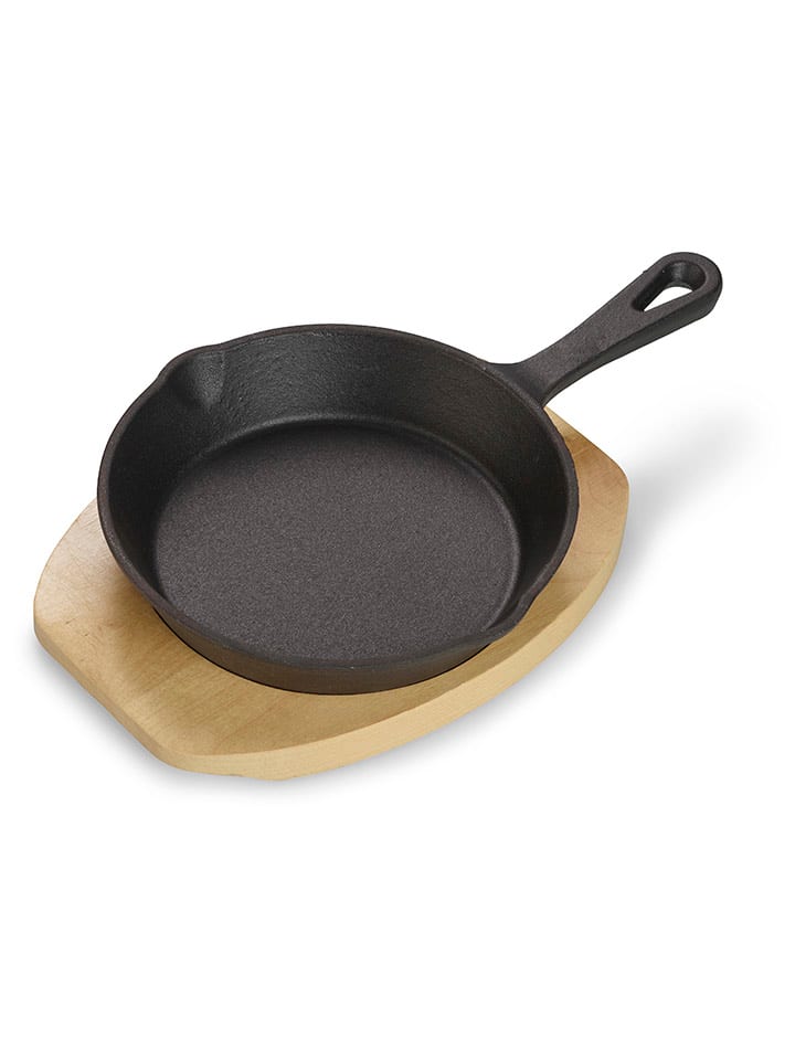 Echtwerk 2tlg. Set: Servierpfanne in Schwarz/ Hellbraun günstig kaufen onesize