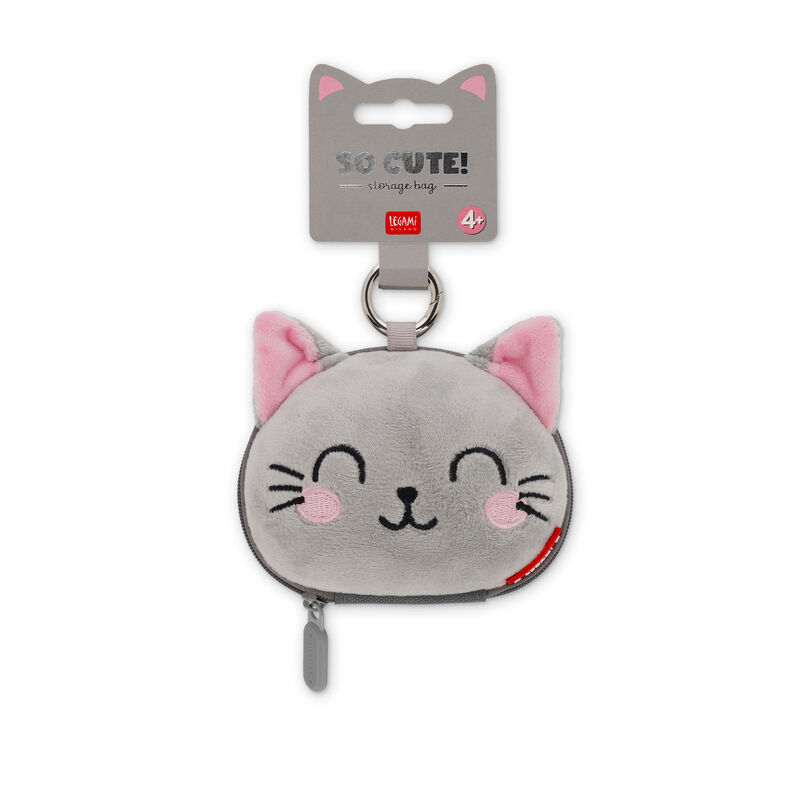 Porta-moedas com chaveiro - Que fofo!