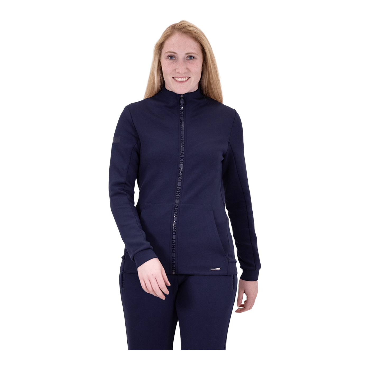 JAKO Pro Casual Jacke Damen Blau F900