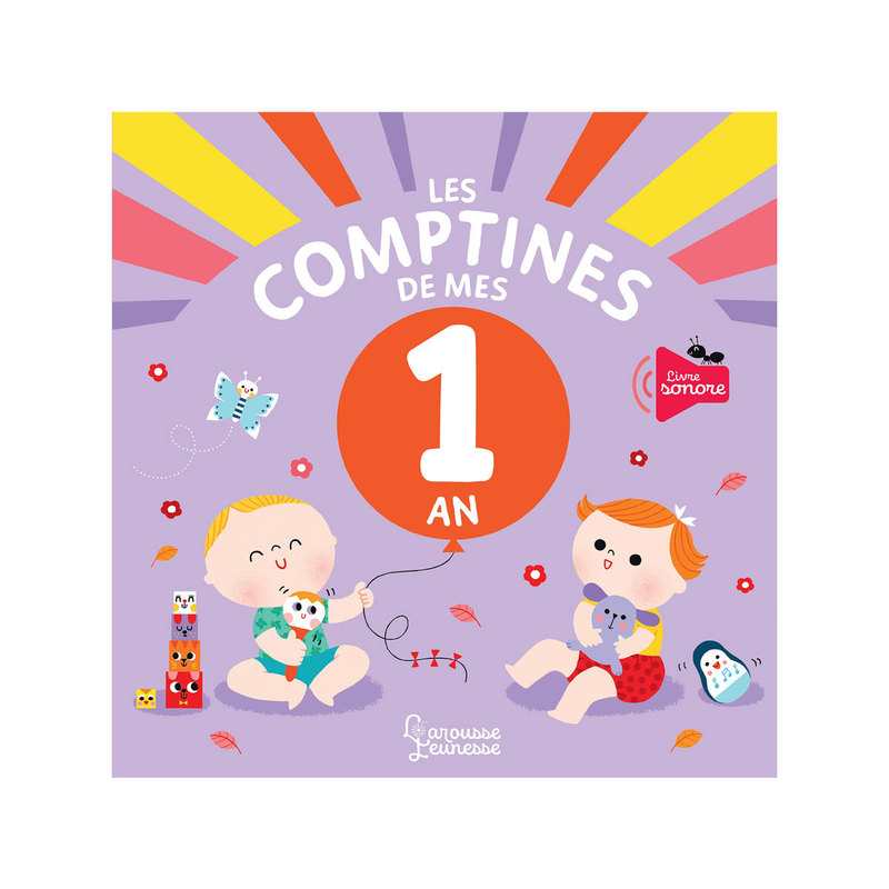 Livre Les comptines de mes 1 an - Larousse Jeunesse
