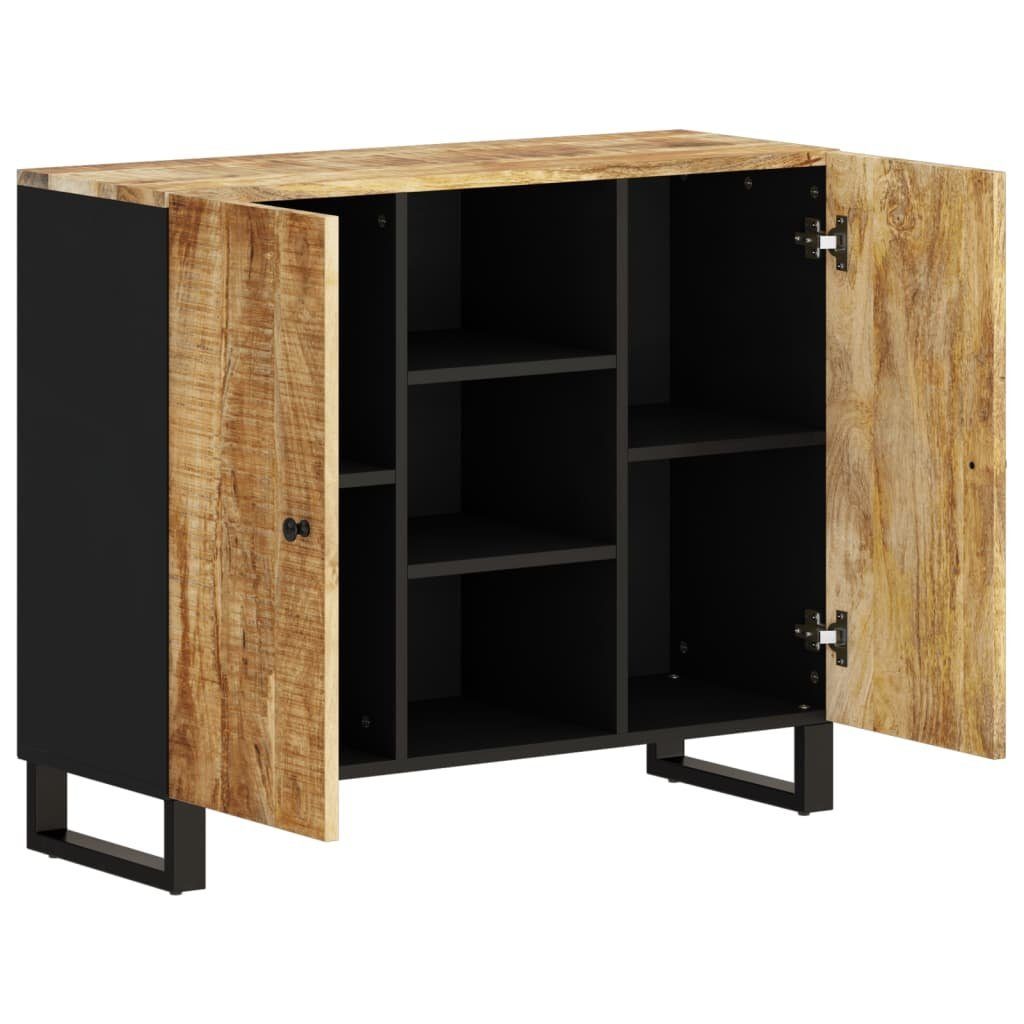 vidaXL Sideboard Sideboard mit 2 Türen 90x33x75 cm Massivholz Mango (1 St)