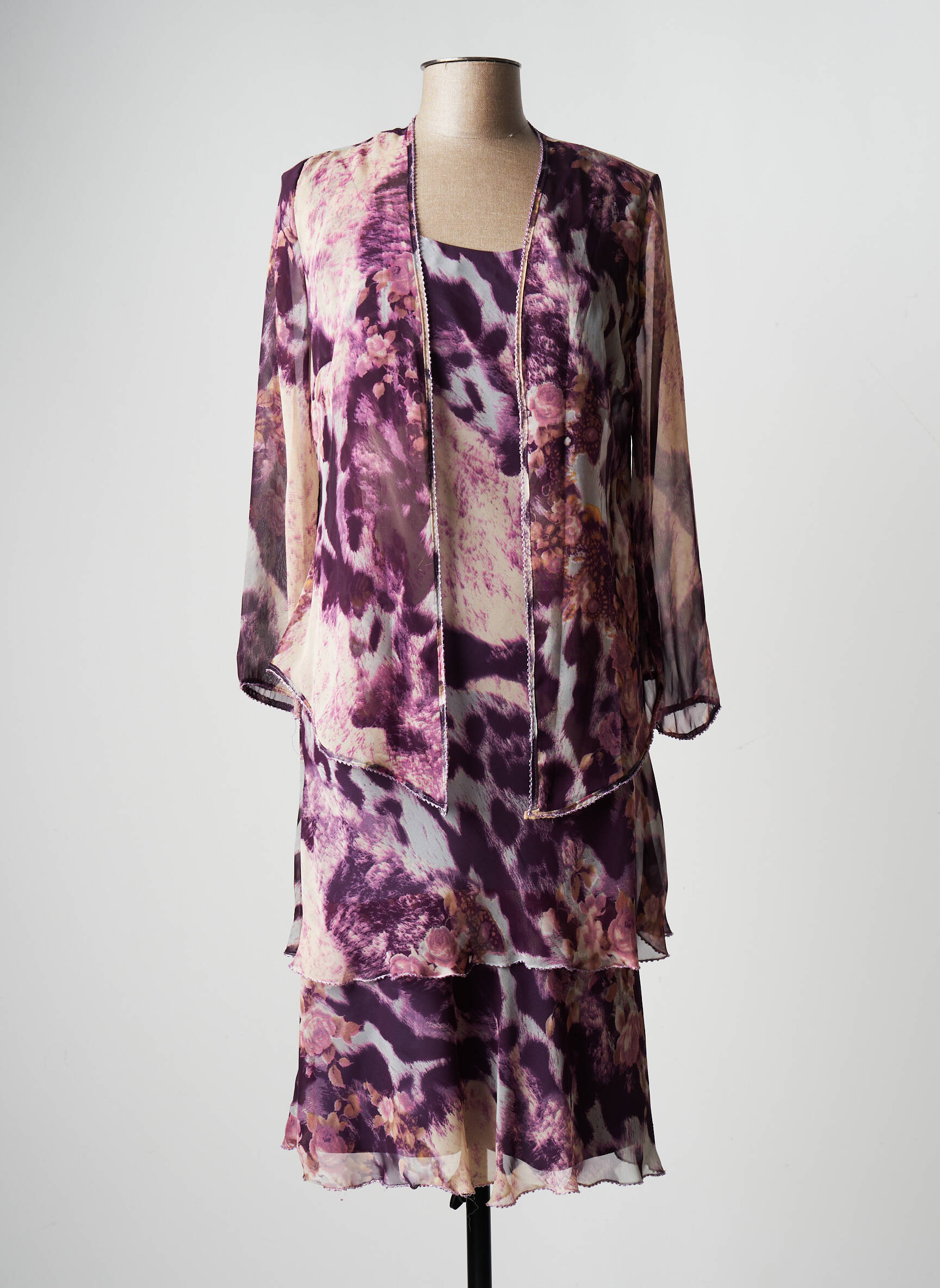 Fashion New York Ensembles Robe Femme couleur violet