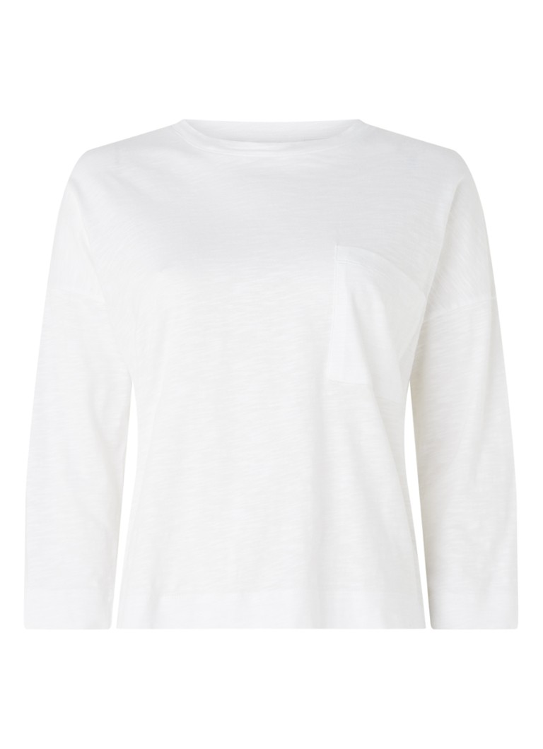 Whistles Cotton long-sleeved shirt with chest pocket