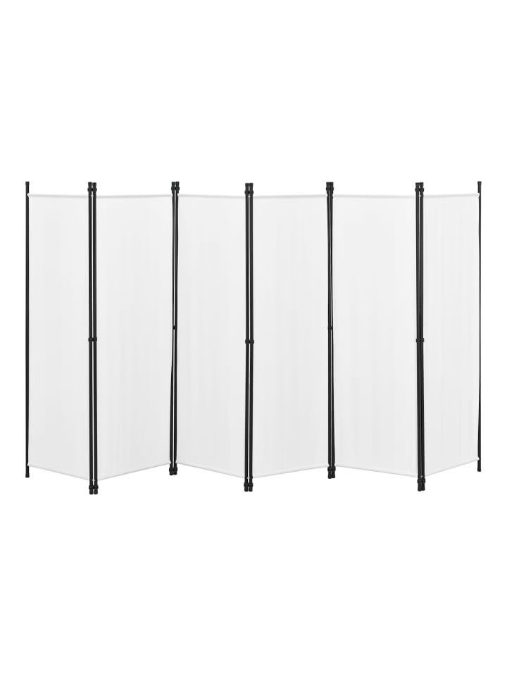 en.casa Raumteiler Huesca - 6-teilig in Beige (H)171cm (B)300cm günstig kaufen onesize
