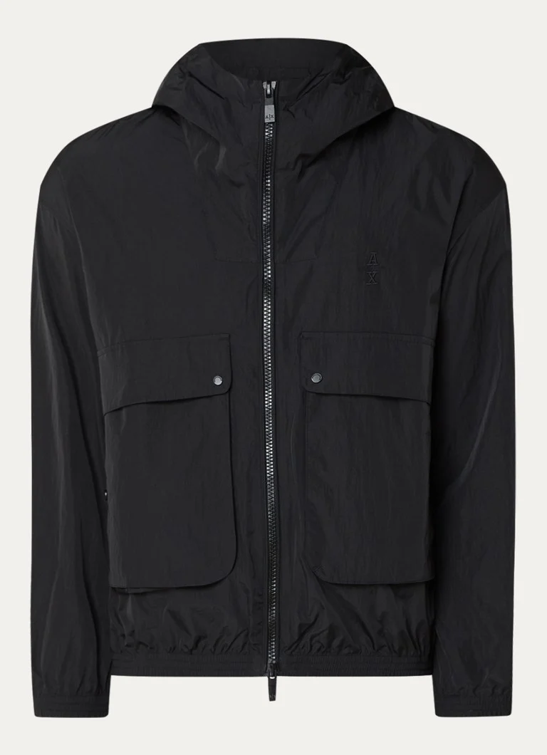 Giacca a vento con cappuccio Armani Exchange
