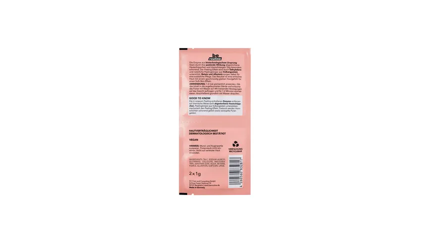 be routine Enzympeeling 2 g
