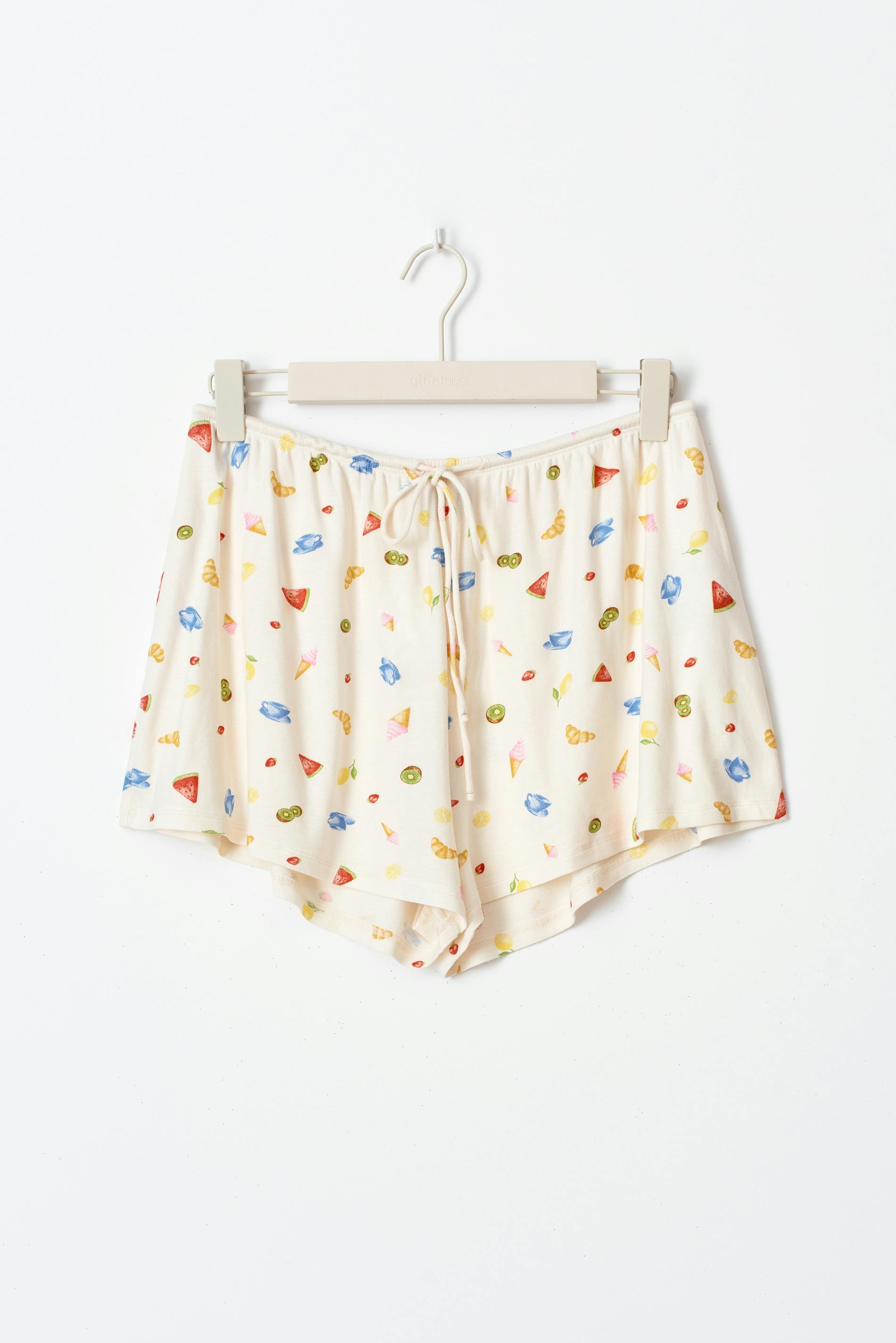 Soft drawstring shorts