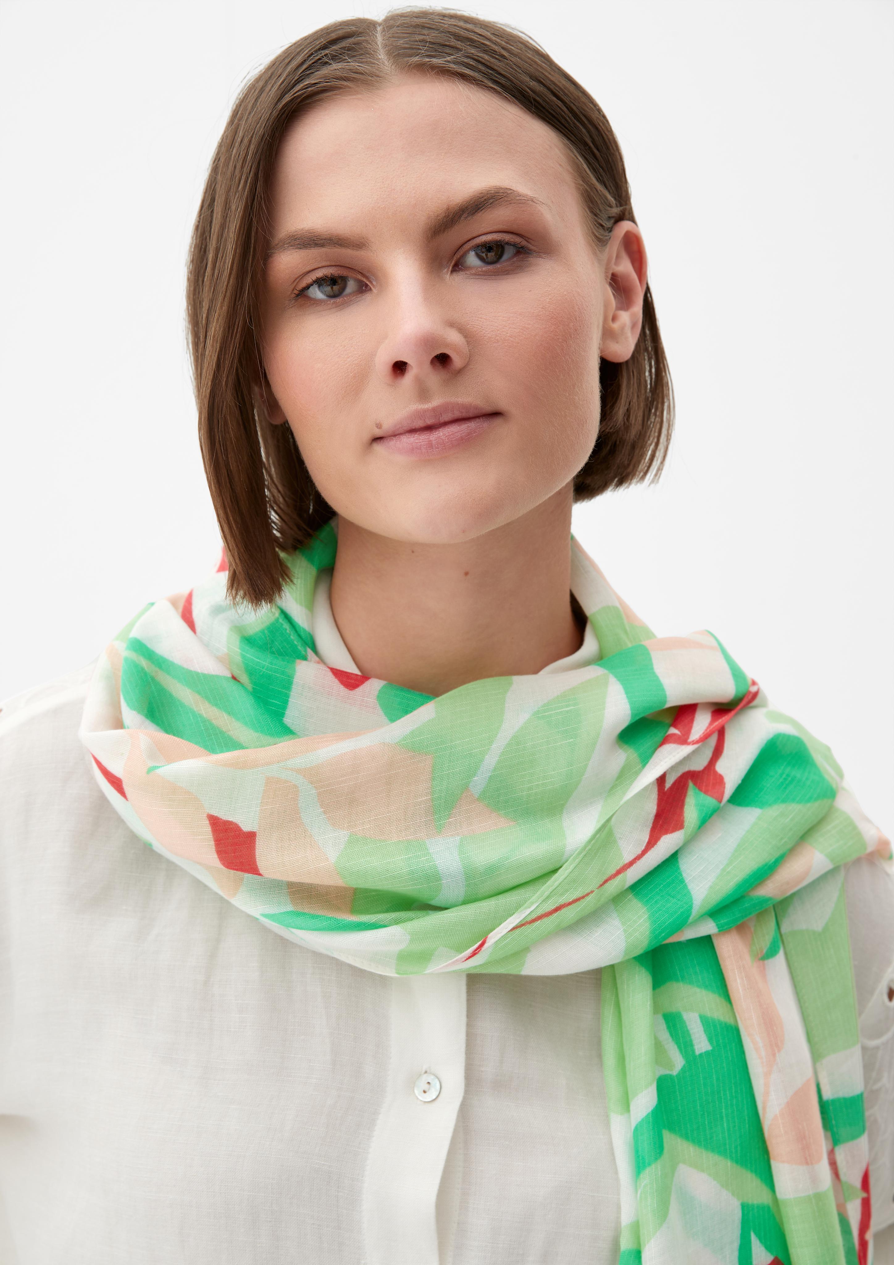 Tuch mit Alloverprint  2128717-02A1