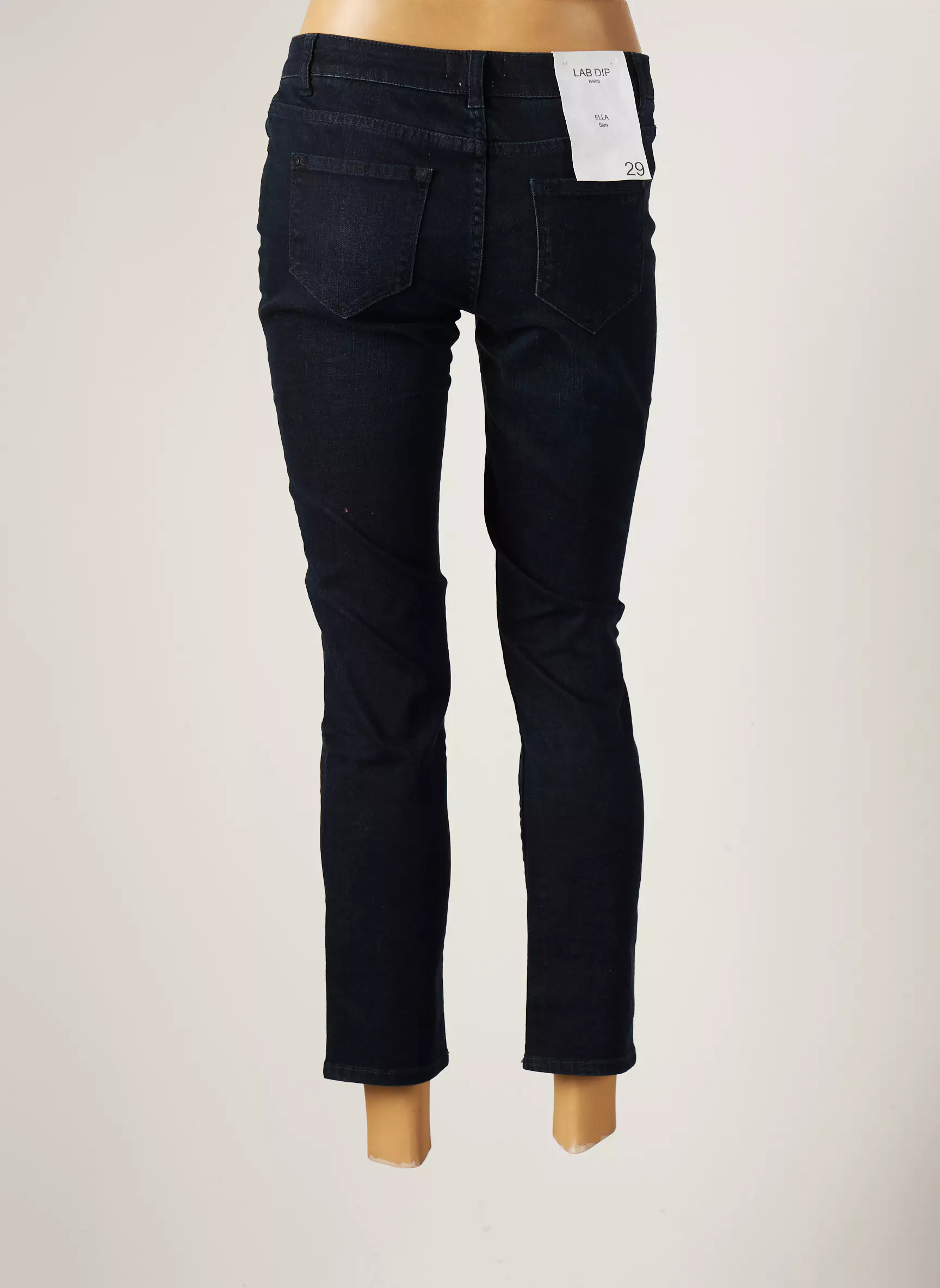 Lab Dip Paris Jeans Coupe Slim Femme couleur bleu