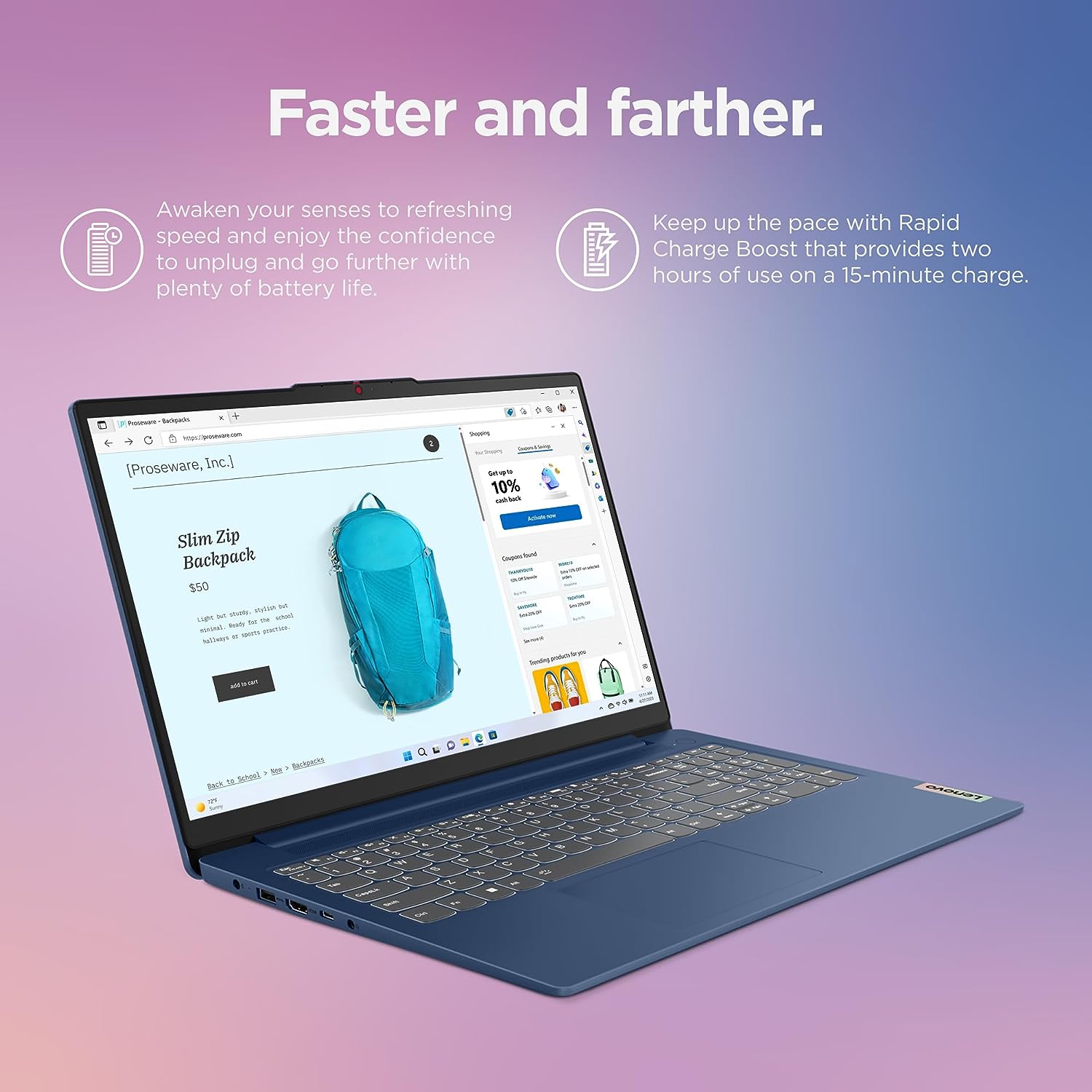 Lenovo IdeaPad Slim 3 - (2023) - Everyday Laptop - Lightweight - Windows 11-15.6