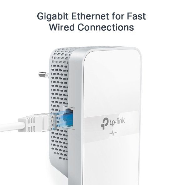 TP-Link TL-WPA7619 KIT(DE) AV1000 Powerline WLAN AC1200 WLAN-Repeater