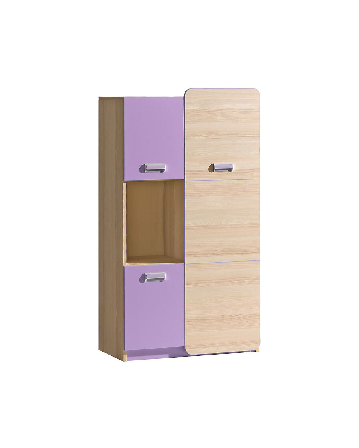 Stauraumschrank Kleiderschrank Loreto 80x40x144cm 3-türig Farbe wählbar