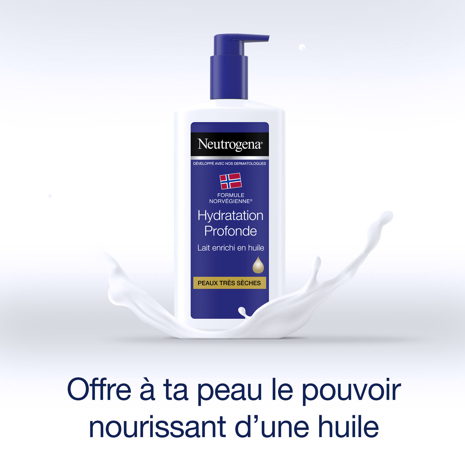 Neutrogena Lait corps NEUTROGENA® Hydratation Profonde Lait enrichi en huile 400ml
