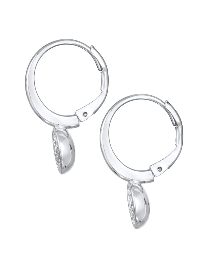 Elli Ohrringe Brass Plättchen in Silber günstig kaufen onesize