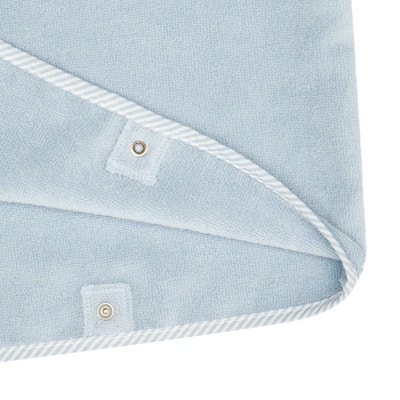 Bade Poncho, hellblau