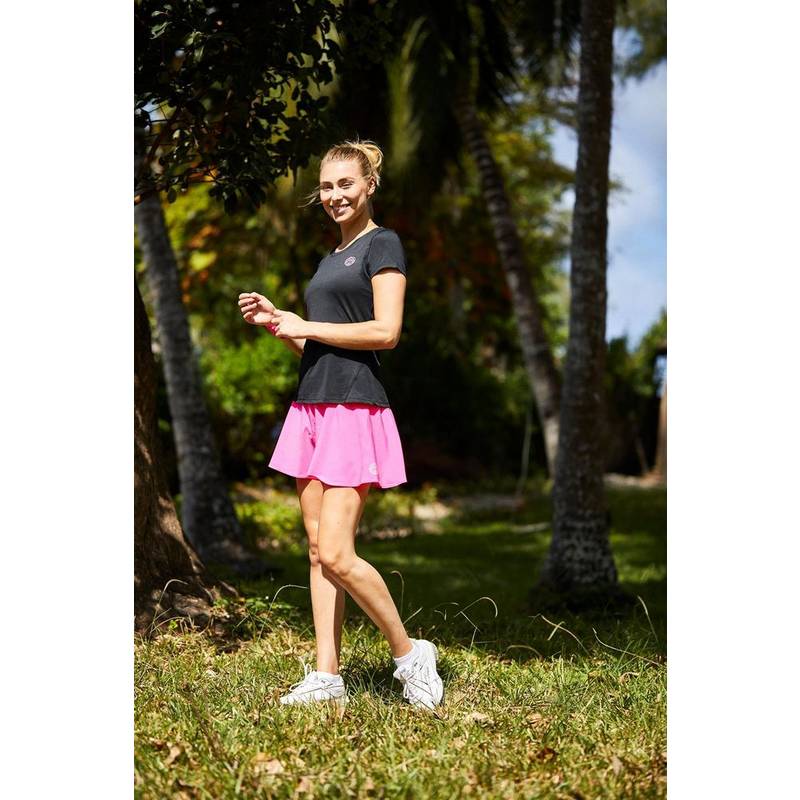 BIDI BADU Eve Tech Roundneck Tee Tennisshirt Damen
