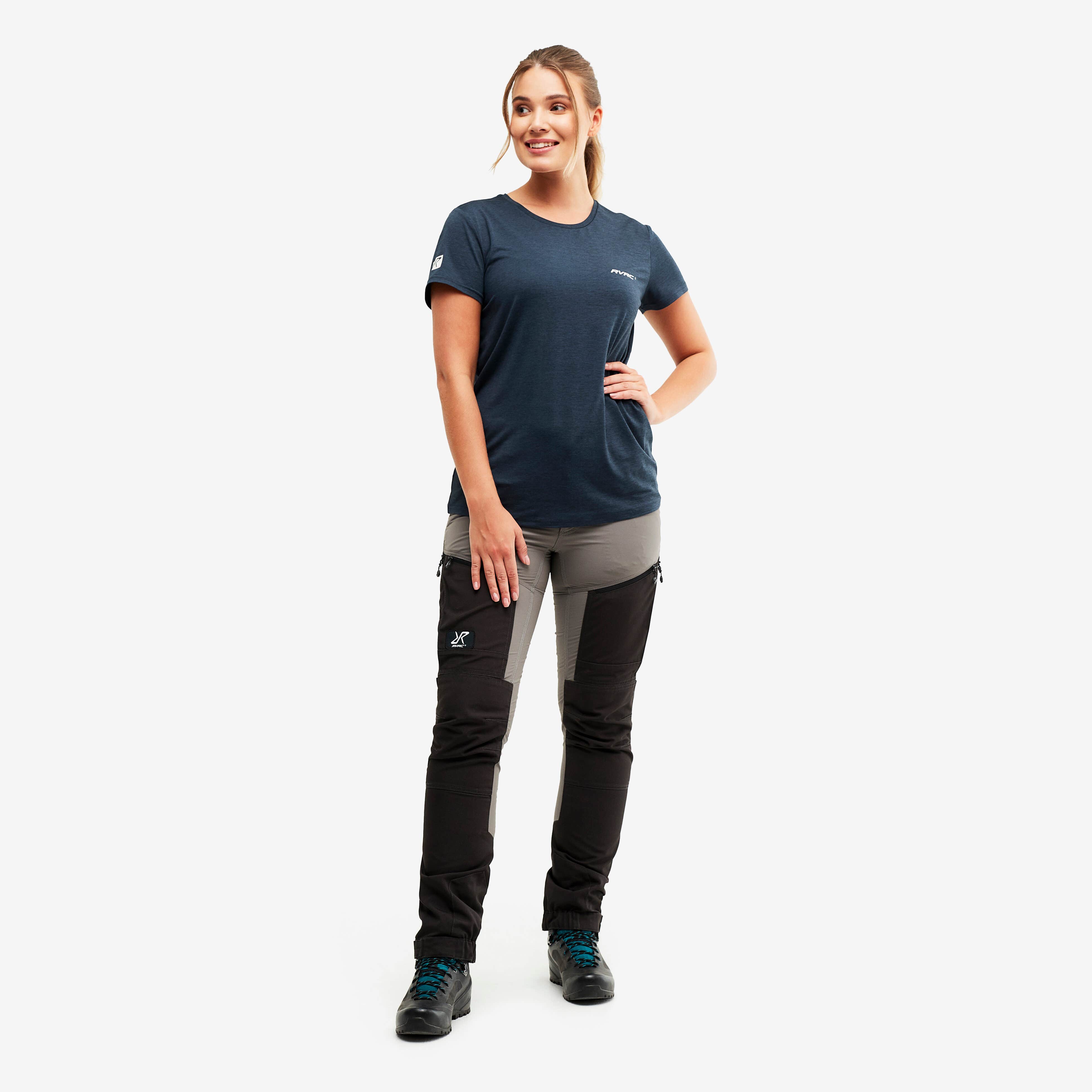 Vagabond Tee Femme Navy Melange