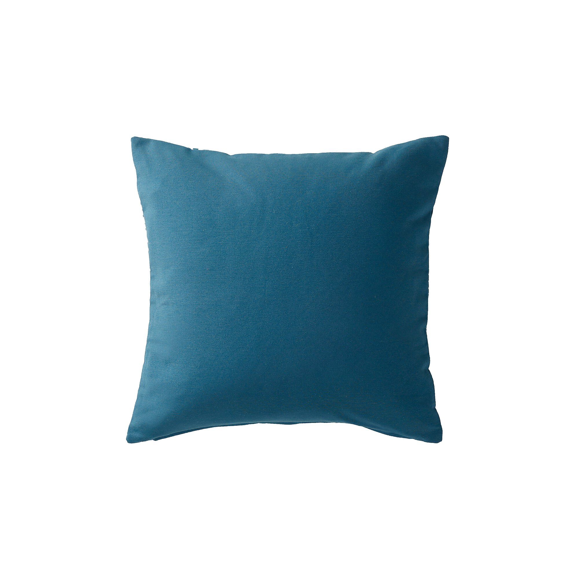 Housse de coussin carrée imprimé feuillage