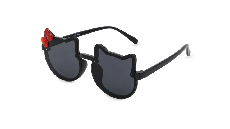 Basley Sun KIDS Sonnenbrille Kunststoff Schwarz/Katze