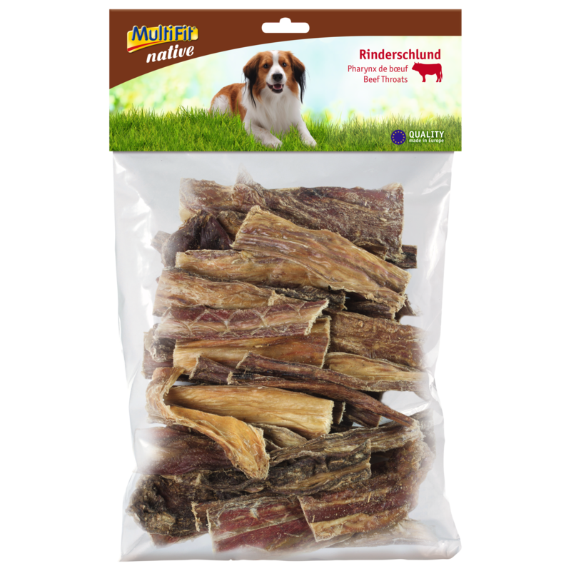 MultiFit Snacks MultiFit native Rinderschlundstücke 500 g