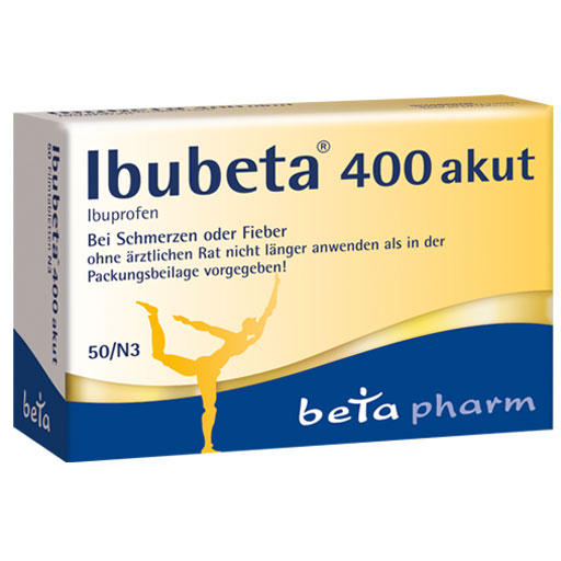 IBUBETA 400 akut Filmtabletten  50 St  Filmtabletten