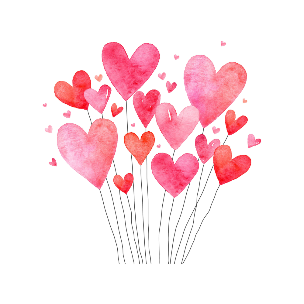 Servietten Atelier Lovely Hearts