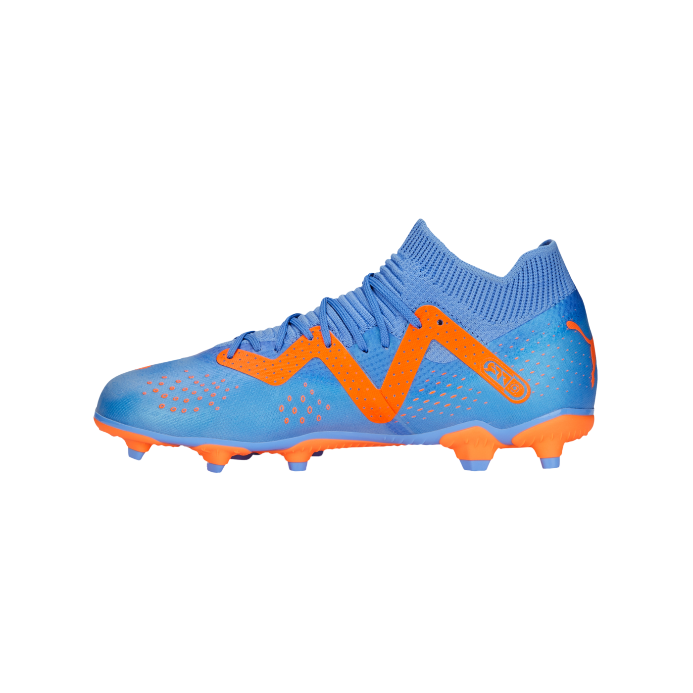 PUMA FUTURE Match FG/AG Supercharge Kids Blau Orange F01