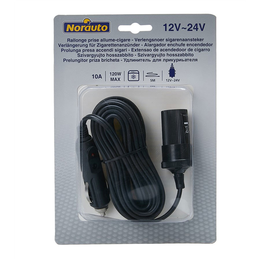 12V-Verlängerungskabel von Norauto, 10A, 5 m, 1 Stück - ATU