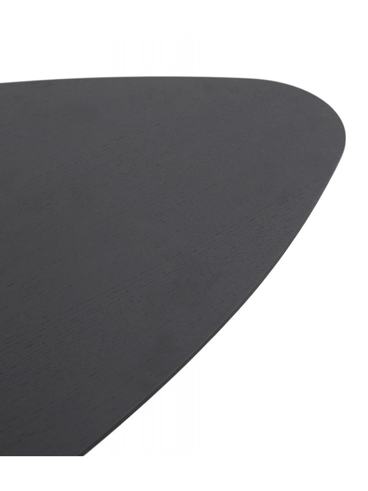 KADIMA DESIGN Designer Couchtisch aus Schwarzem Holz mit Metallgestell | Modern günstig kaufen onesize