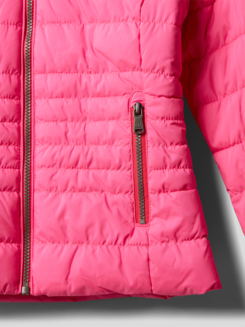 Steppjacke mit Kapuze Modell 'TERSA' in pink