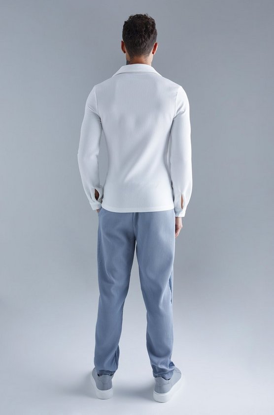 Slim-Fit Hose mit elastischem Bund