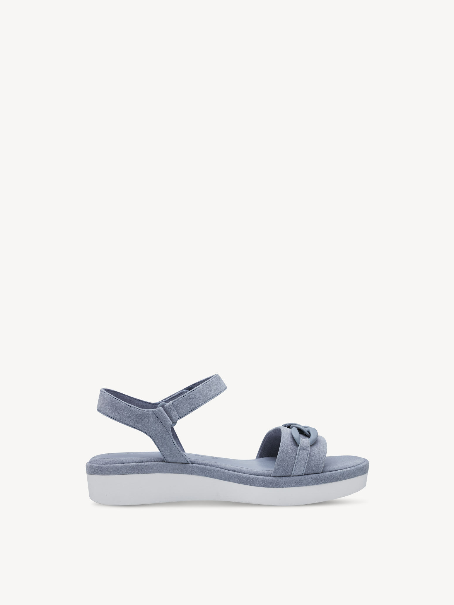 Sandale en cuir - bleu